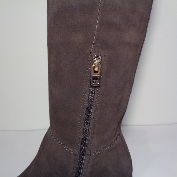 Coach LUCIA SPLIT SUEDE New Over the Knee Boots - Picture 8 of 8